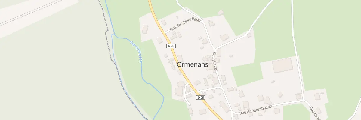 Plan du 5 Rue de Loulans à Ormenans