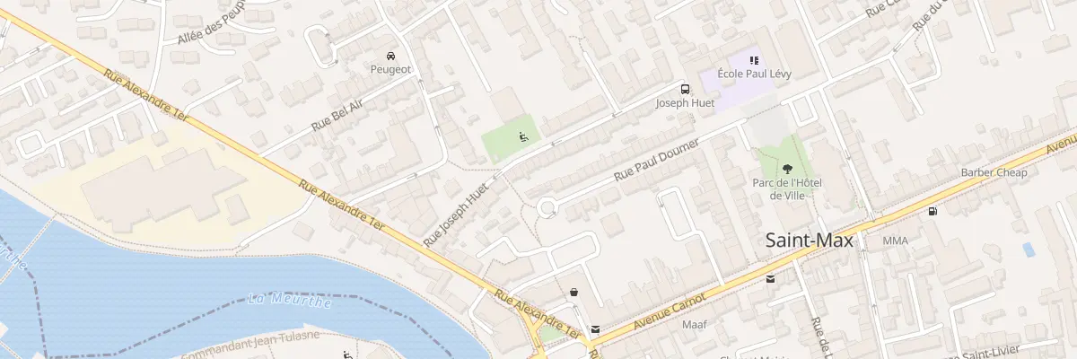 Plan du 36 Rue Joseph Huet à Saint-Max
