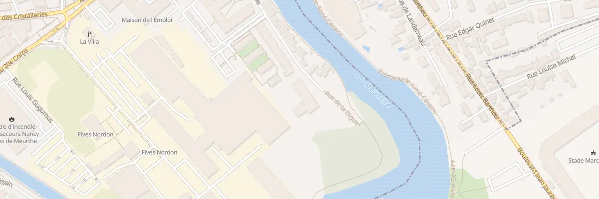 Plan du 42 Rue de la Digue à Nancy
