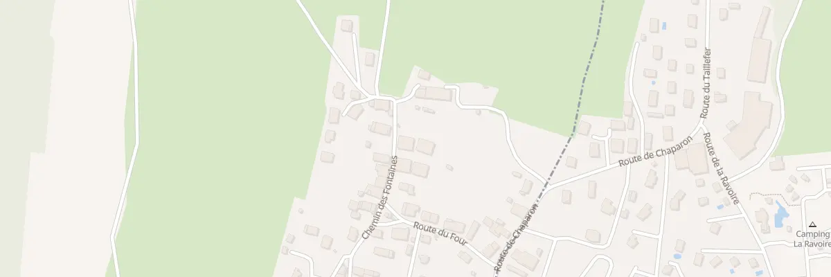 Plan du 340 Che des Fontaines à Lathuile