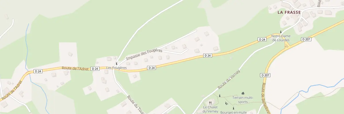 Plan du 390 Rte de l’Adret à Bourget-en-Huile