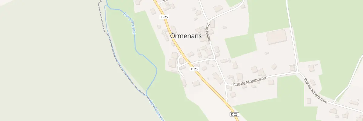 Plan du 2 Rue de la Fontaine à Ormenans