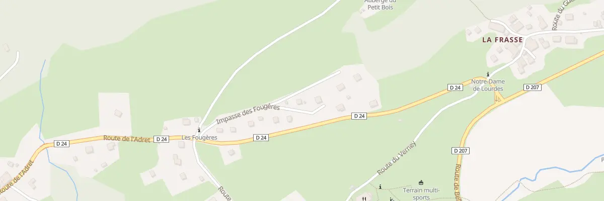 Plan du 163 Imp des Fougères à Bourget-en-Huile
