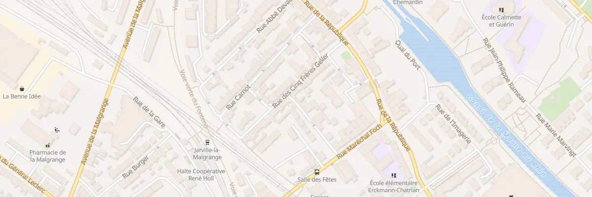 Plan du 1 Rue General de Linares à Jarville-la-Malgrange