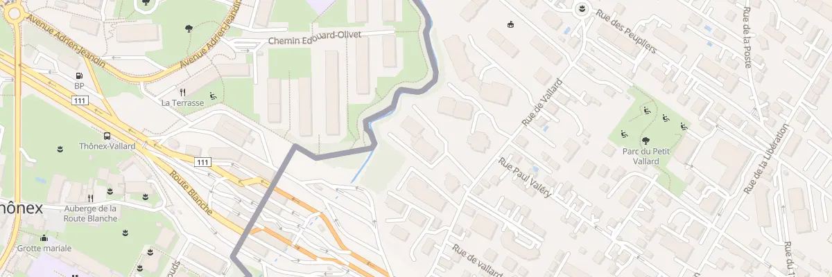 Plan du 26 Rue de Vallard à Gaillard
