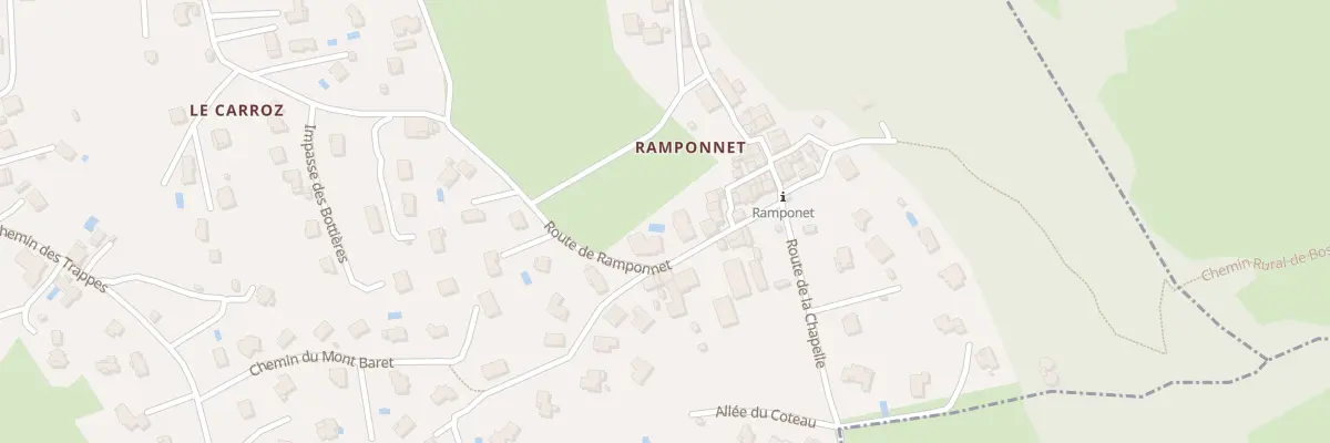 Plan du 713 Rte de Ramponnet à Menthon-Saint-Bernard