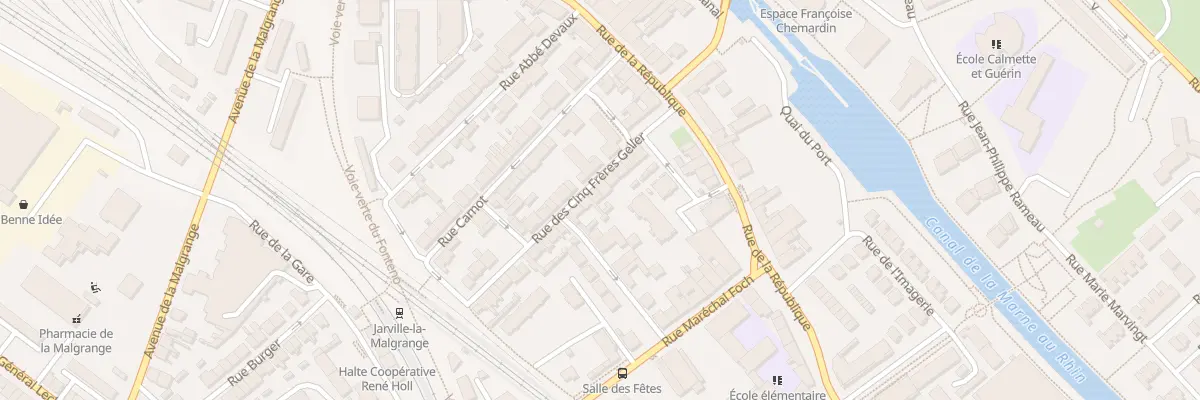 Plan du 11 Rue des Cinq Freres Geller à Jarville-la-Malgrange