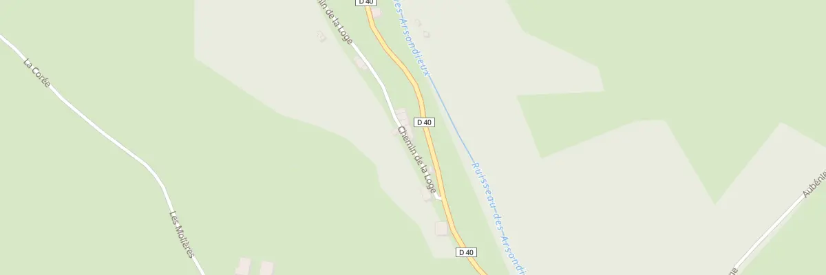 Plan du 2 Che de la Loge à Fontenoy-le-Château