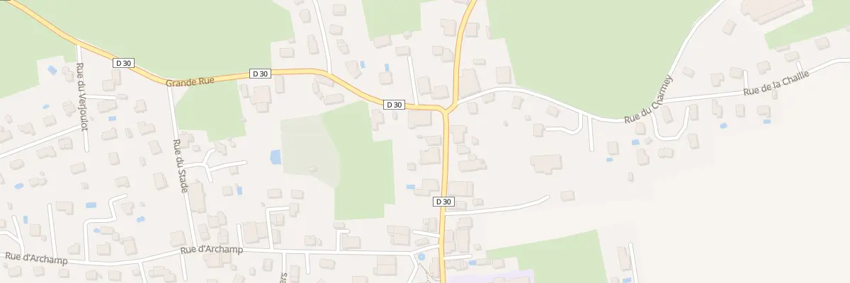 Plan du 5007 Gr Grande Rue à Pouligney-Lusans