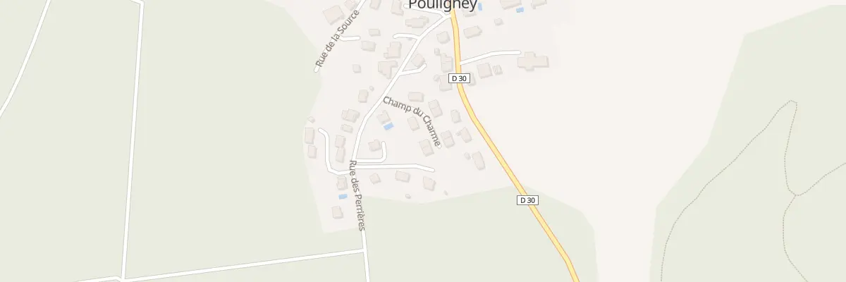 Plan du 7 Rue du Champ du Charme à Pouligney-Lusans