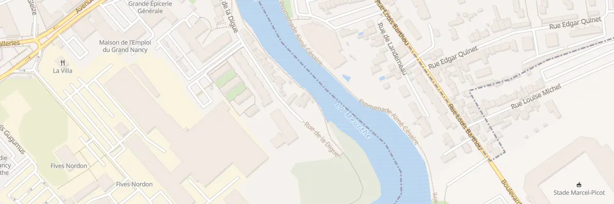Plan du 49 Rue de la Digue à Nancy