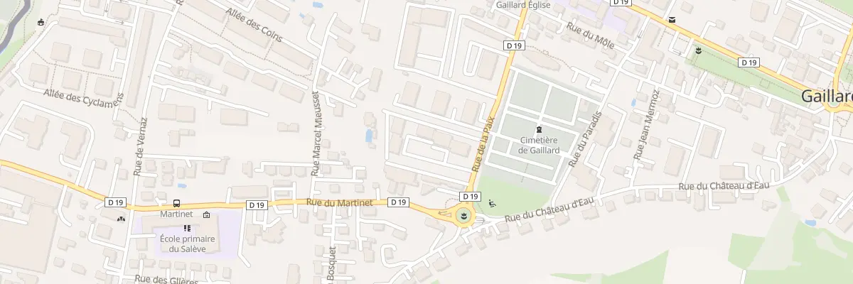 Plan du 18 Rue de la Paix à Gaillard