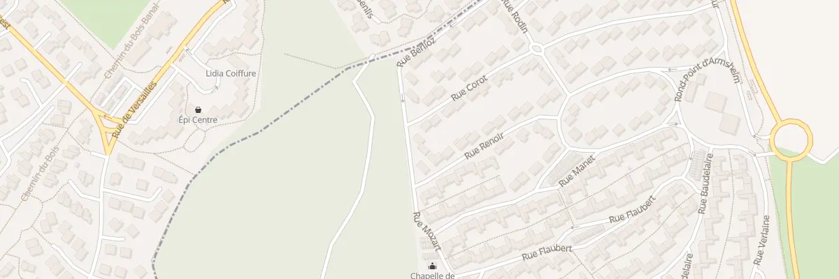 Plan du 6 Rue Mozart à Fléville-devant-Nancy