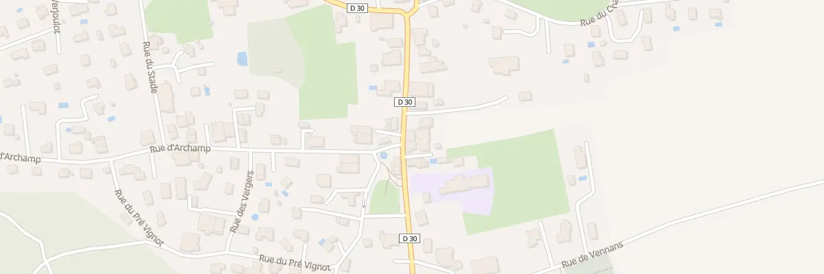 Plan du 5028 Gr Grande Rue à Pouligney-Lusans