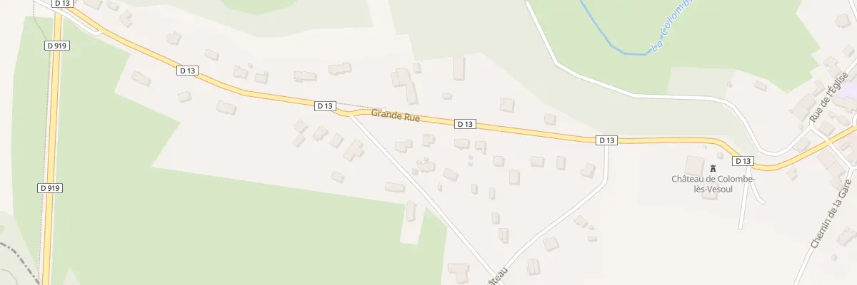 Plan du 18 Gr Grande Rue à Colombe-lès-Vesoul