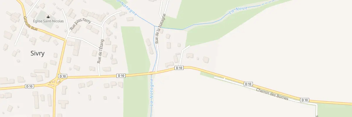 Plan du 1 Imp de la Noue à Sivry