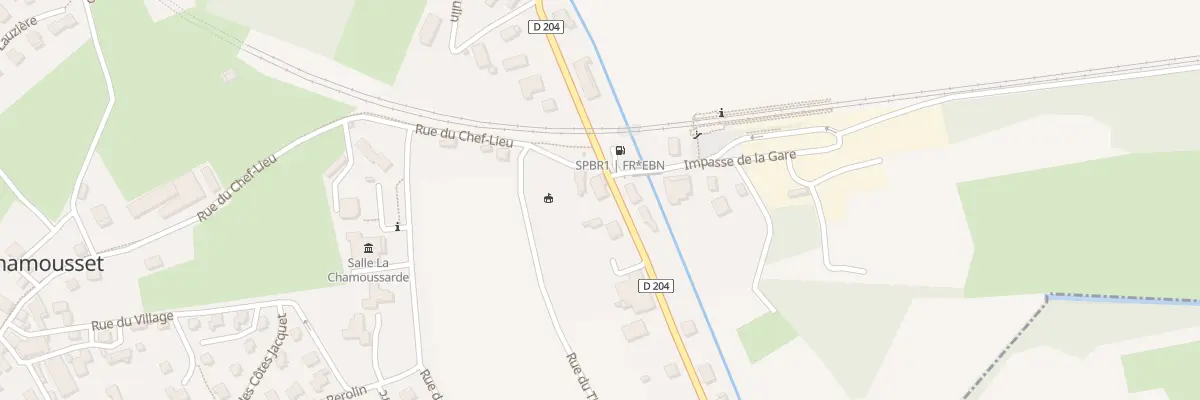 Plan du 302 Rte de la Gare à Chamousset