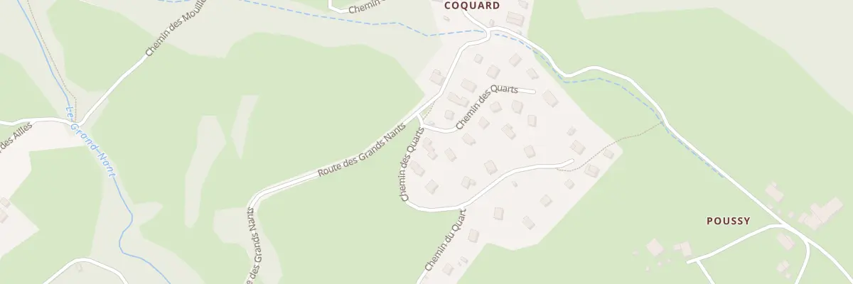Plan du 59 Che des Quarts à Villaz