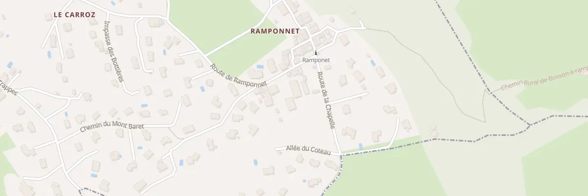 Plan du 810 Rte de Ramponnet à Menthon-Saint-Bernard