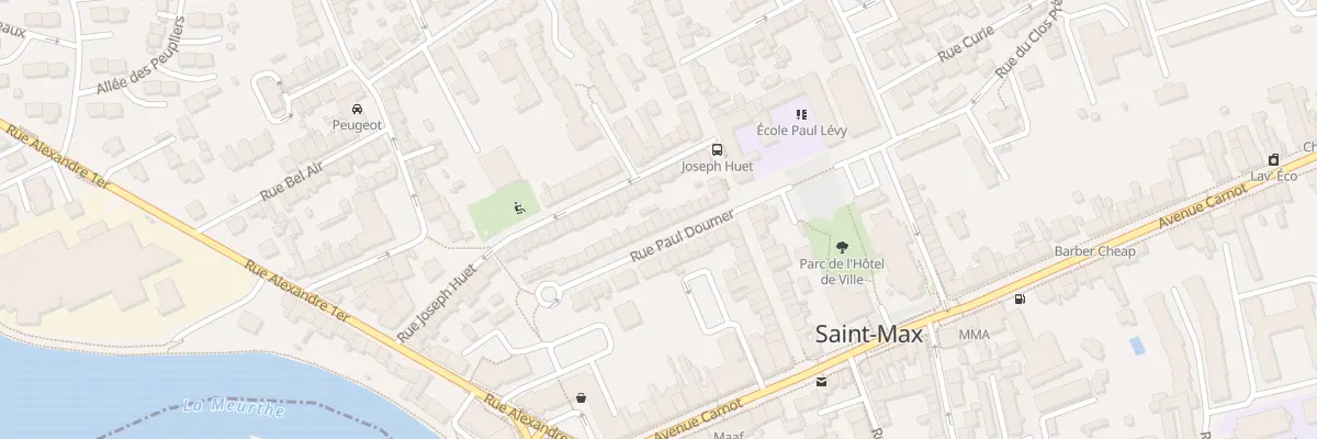 Plan du 16 Rue Paul Doumer à Saint-Max