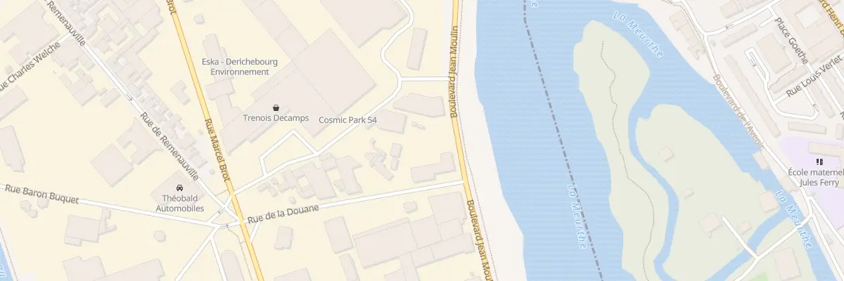 Plan du 35 Rue de la Douane à Nancy
