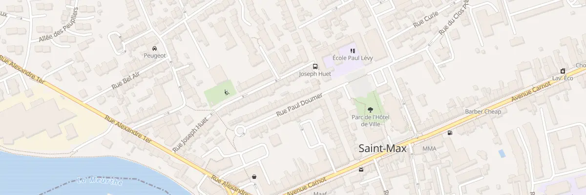 Plan du 14 Rue Paul Doumer à Saint-Max