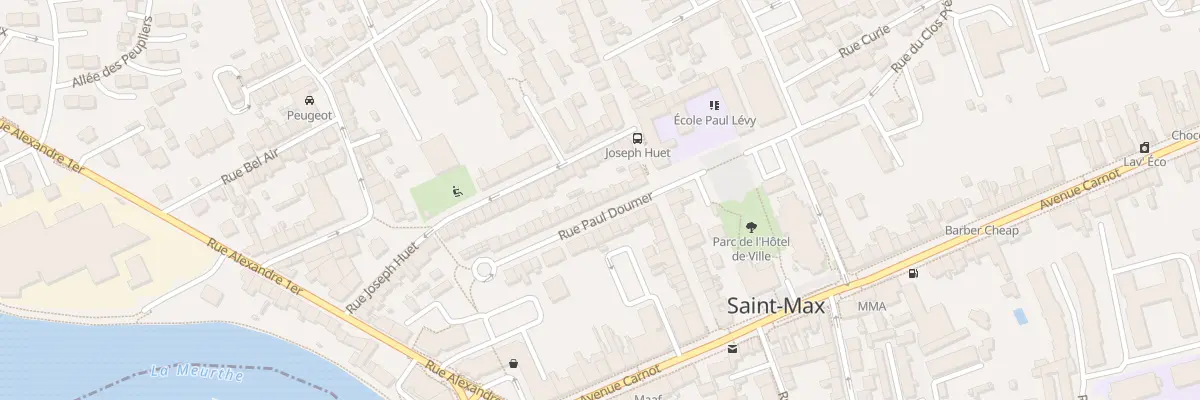 Plan du 12 Rue Paul Doumer à Saint-Max