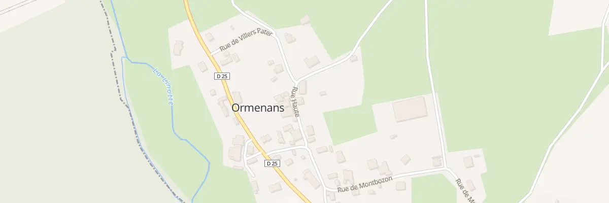 Plan du 6 Rue Haute à Ormenans