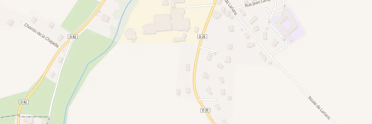 Plan du 2 Av de Guiseuil à Loulans-Verchamp