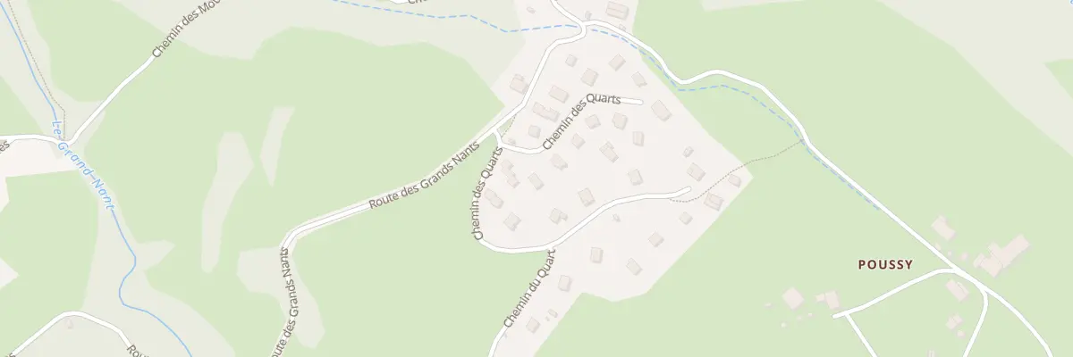 Plan du 55 Che des Quarts à Villaz