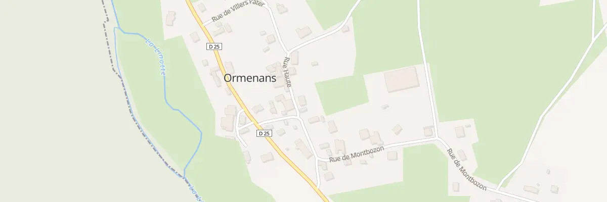 Plan du 4 Rue Haute à Ormenans