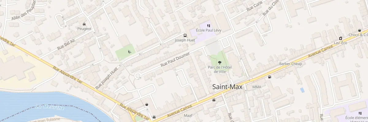Plan du 5 Rue Paul Doumer à Saint-Max