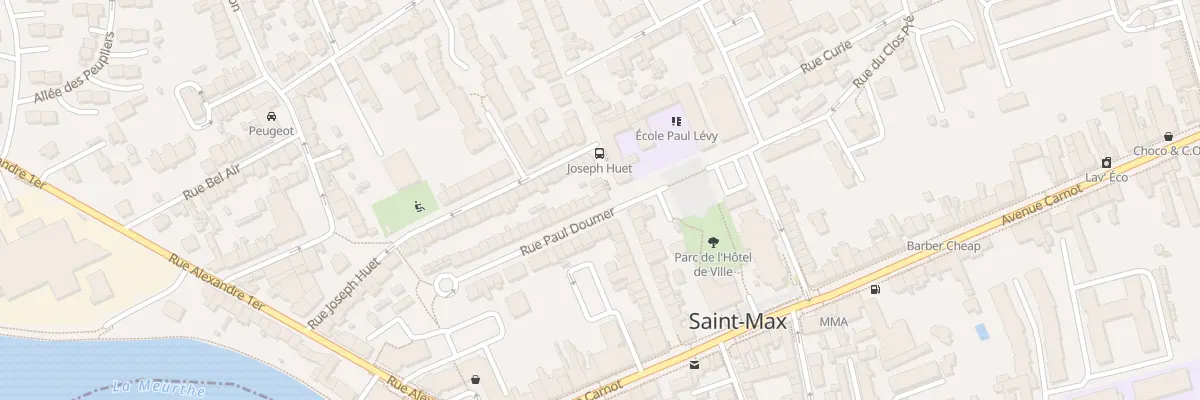 Plan du 2 Rue Paul Doumer à Saint-Max