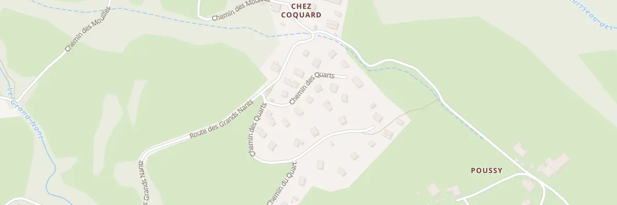 Plan du 51 Che des Quarts à Villaz
