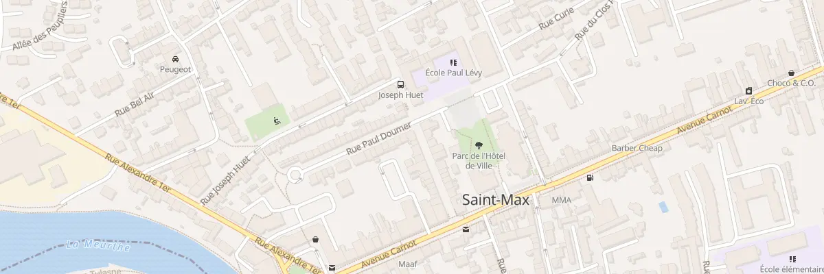 Plan du 1 Rue Paul Doumer à Saint-Max