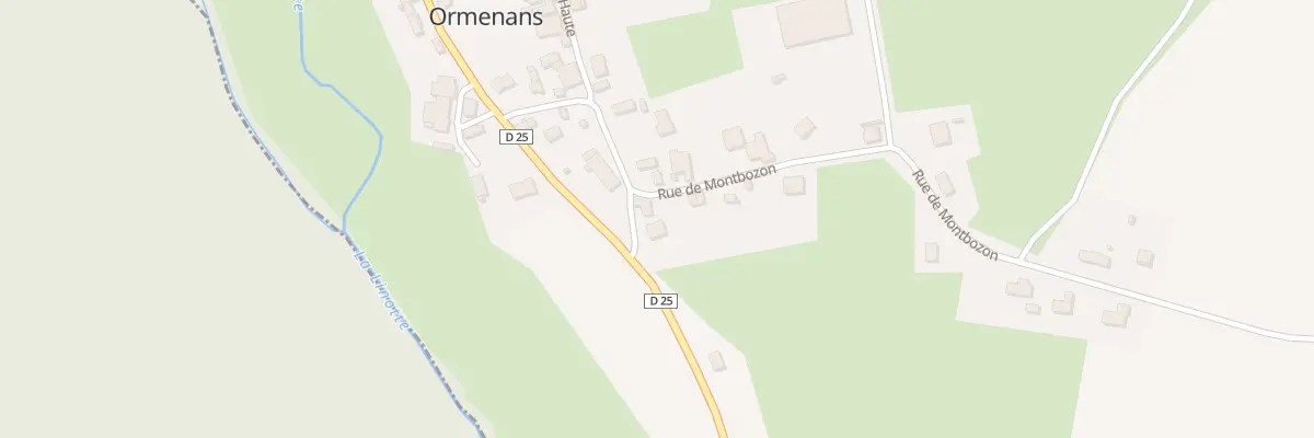 Plan du 6 Rue de Montbozon à Ormenans