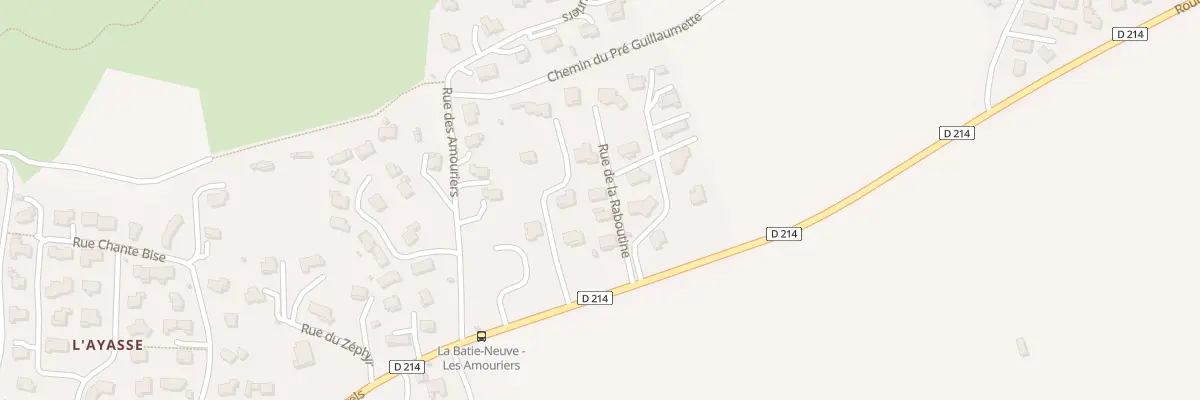 Plan du 88 Rue de la Raboutine à La Bâtie-Neuve