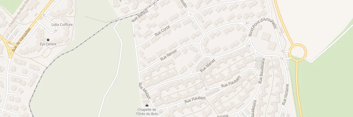 Plan du 25 Rue Renoir à Fléville-devant-Nancy