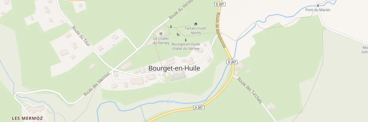 Plan du 5122 Le Bourget à Bourget-en-Huile