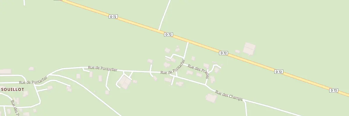 Plan du 21 Rue de Pontarlier à Chapelle-d’Huin