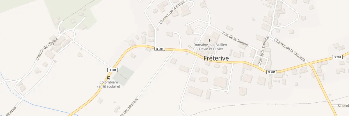 Plan du 21 Che des Mûriers à Fréterive