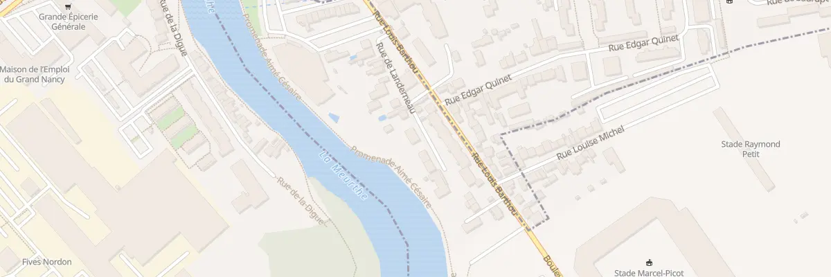 Plan du 5 Rue de Landerneau à Tomblaine