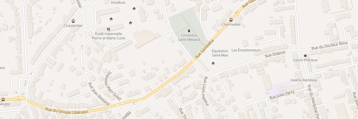 Plan du 65 Rue Gambetta à Saint-Max