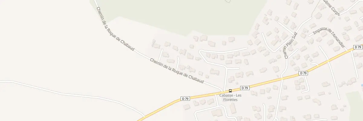 Plan du 5563 La Croix à Cabasse