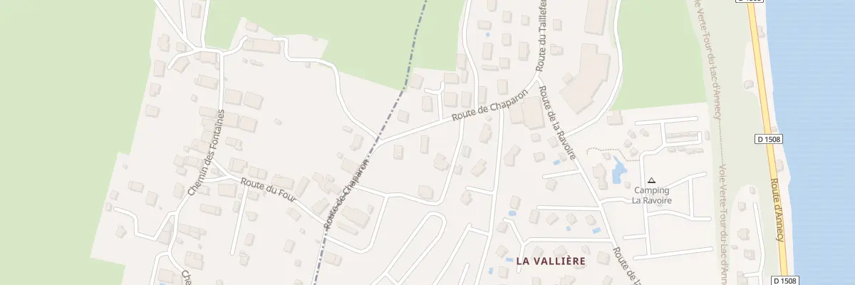 Plan du 157 Rte de Chaparon à Doussard