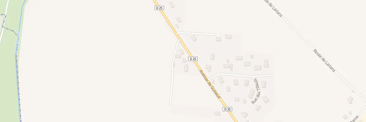 Plan du 20 Av de Guiseuil à Loulans-Verchamp
