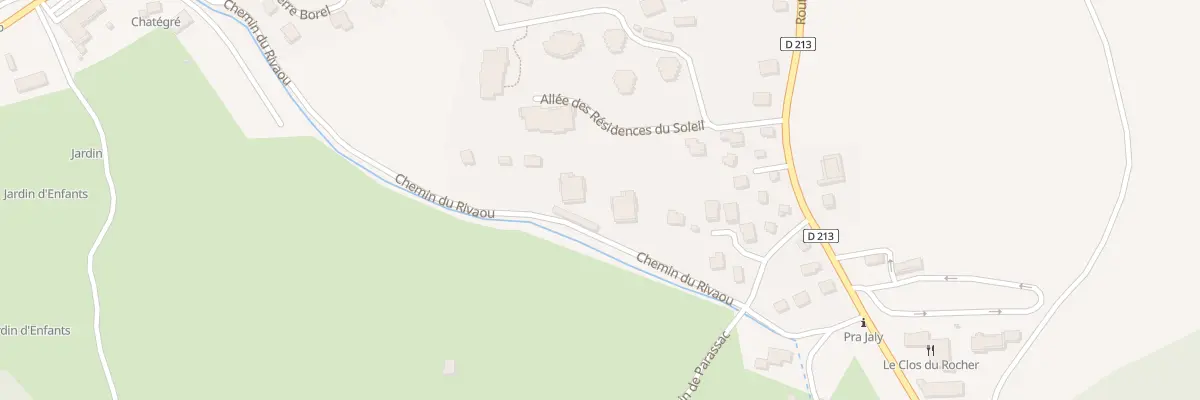 Plan du 188 Che du Rivaou à Ancelle