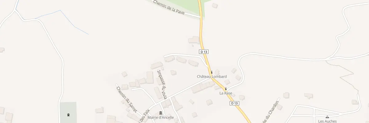 Plan du 5559 Le Village à Ancelle