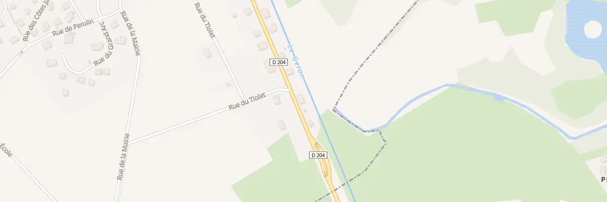 Plan du 635 Rte de la Gare à Chamousset