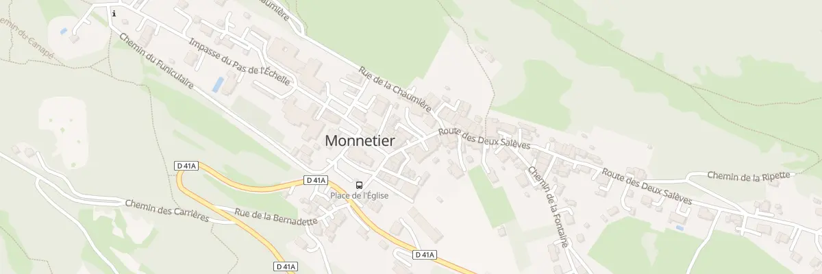 Plan du 624 Rte des 2 Saleves à Monnetier-Mornex